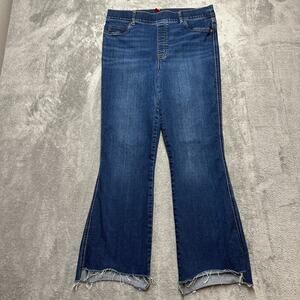 Spanx Dark Wash Jean XL Pull-On Women's Flare Leg Tummy Control